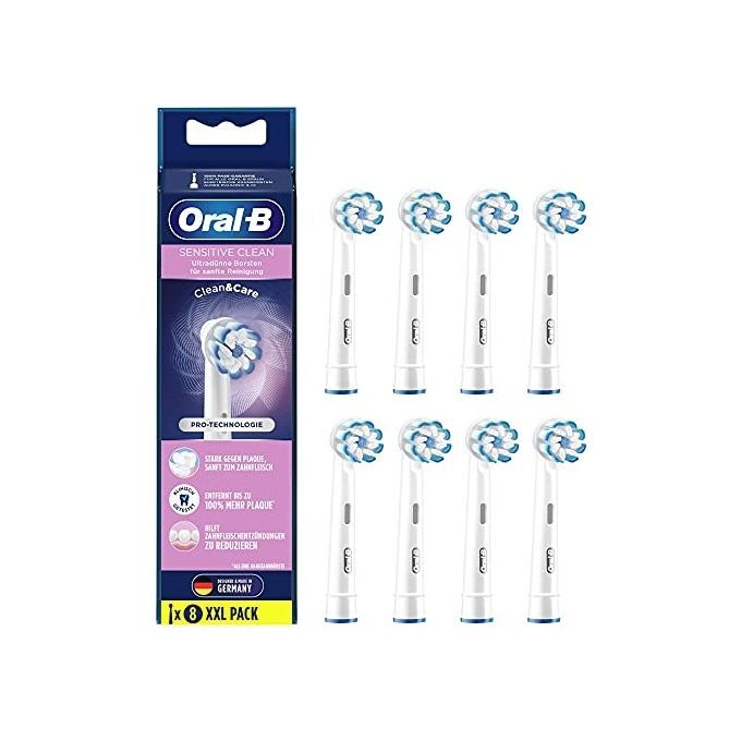 Oral-B - Aufsteckbürsten "Sensitive Clean" in Weiß