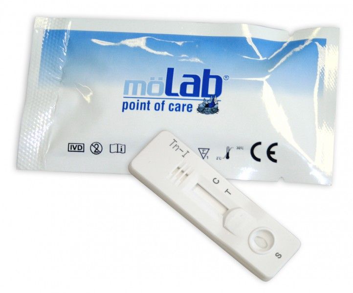 mölab Troponin I Schnelltest