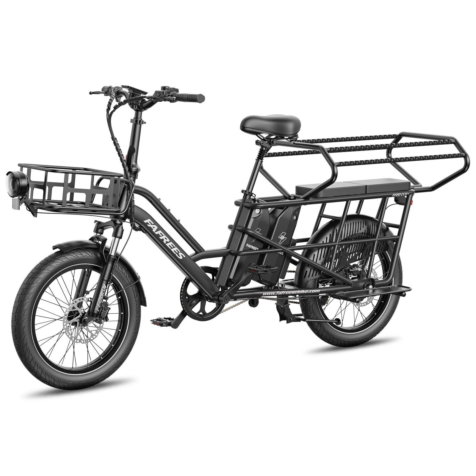 FAFREES FF20 CUV Modulares Longtail-E-Bike – Dual-Akku 30 Ah
