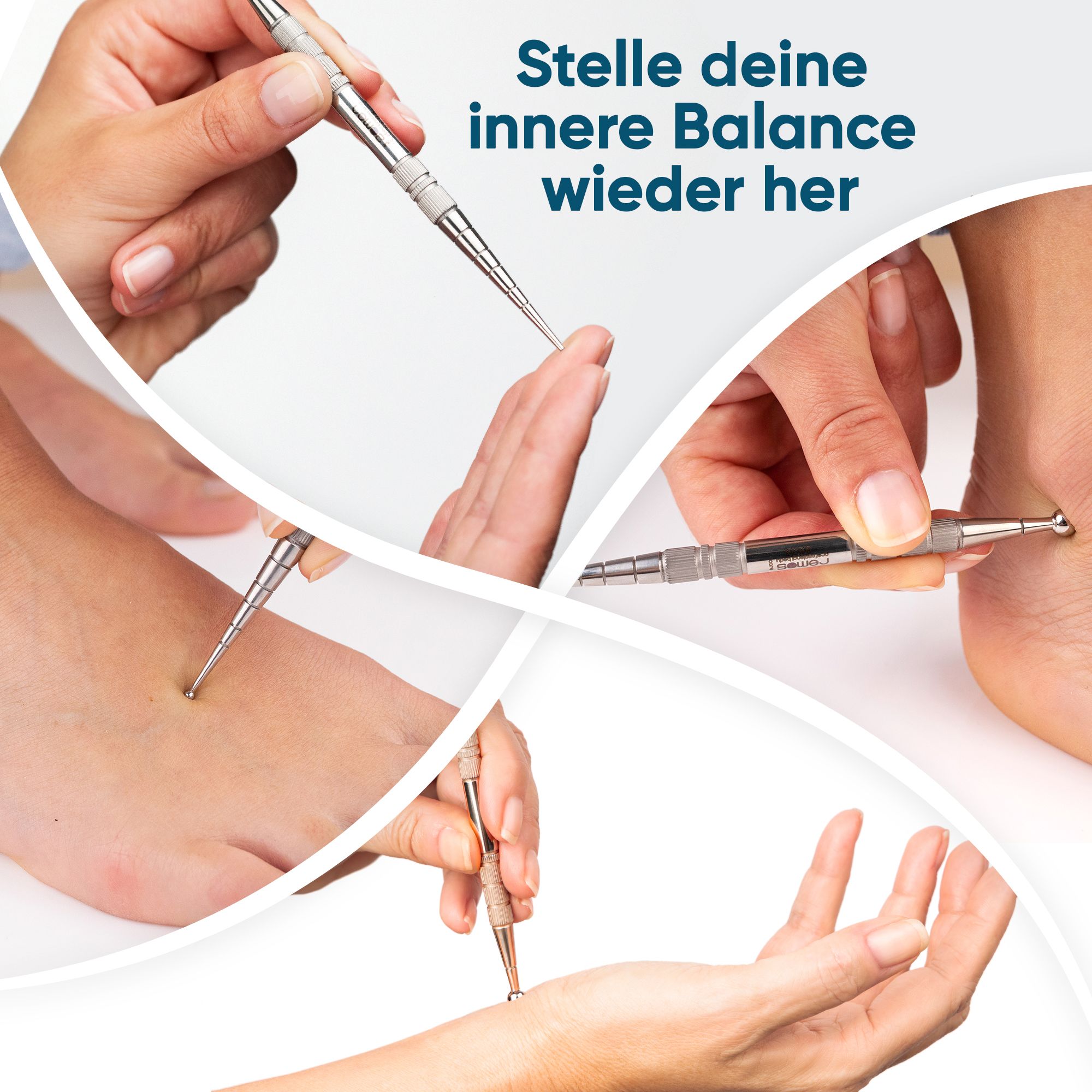 REMOS Akupressurstift, 13 cm, Ø 2.5 / 6 mm