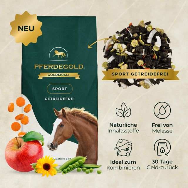 Pferdegold Goldmüsli Sport Getreidefrei