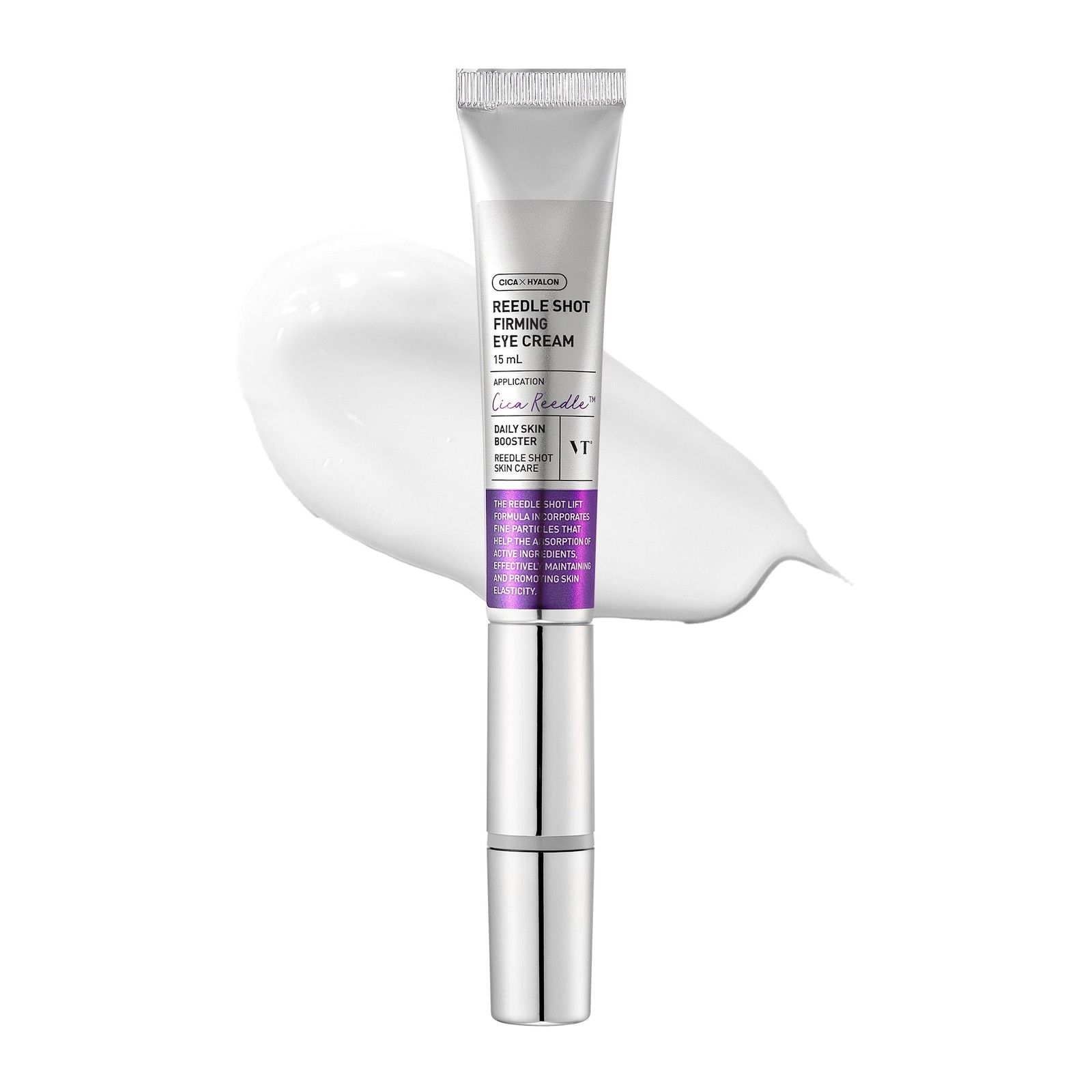 VT COSMETICS Reedle Shot Lifting Cream Tube mit weißer Creme.