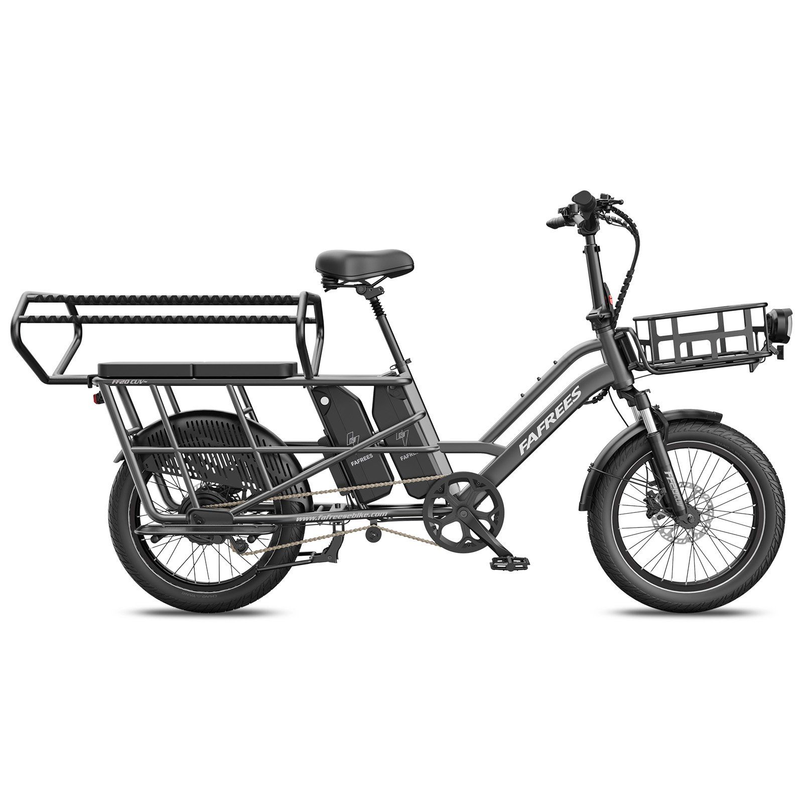 FAFREES FF20 CUV Modulares Longtail-E-Bike – Dual-Akku 30 Ah