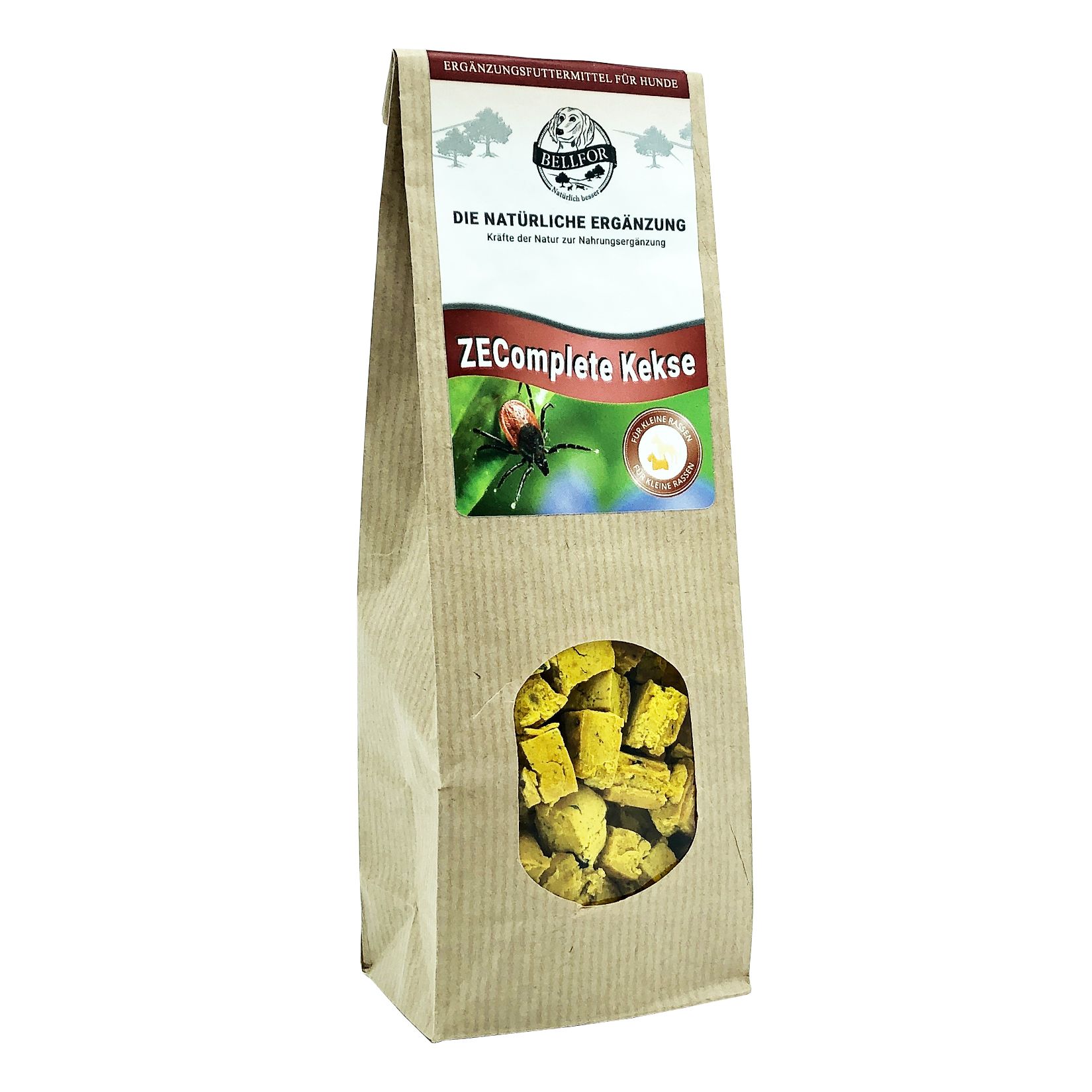 Bellfor ZEComplete natürlich Kekse für Kleine Hunde Zeckenmittel für Hunde