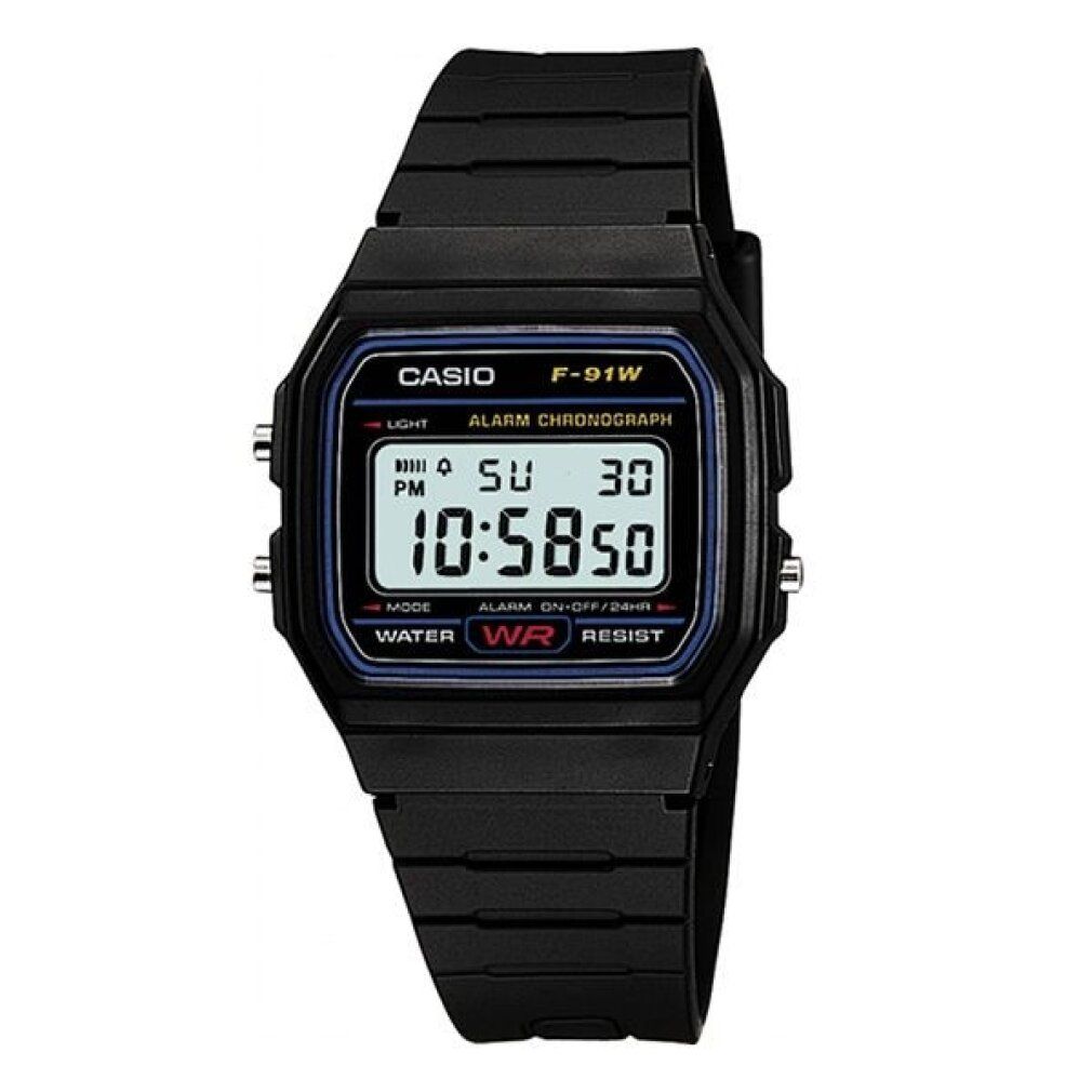 Casio Collection Unisex Digital Armbanduhr f-91W