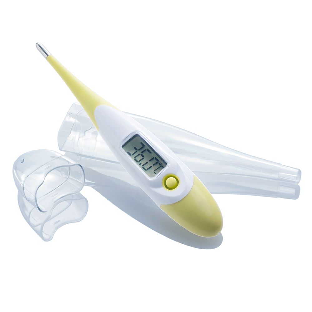 self-diagnostics digitales Fieberthermometer mit weicher, flexibler Spitze