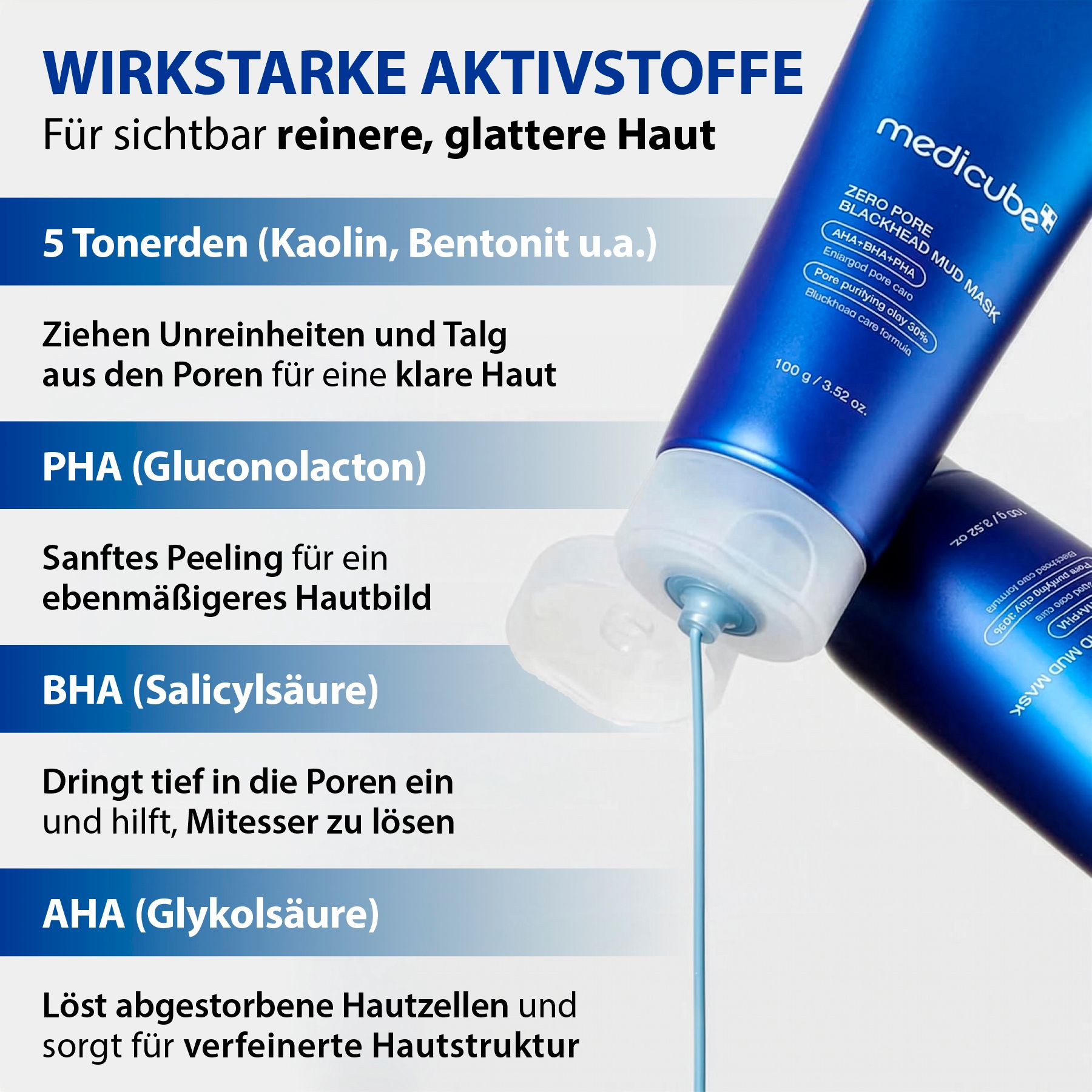 Medicube Zero Pore Blackhead Musk Mitesser Porenreinigender Gesichtsmaske