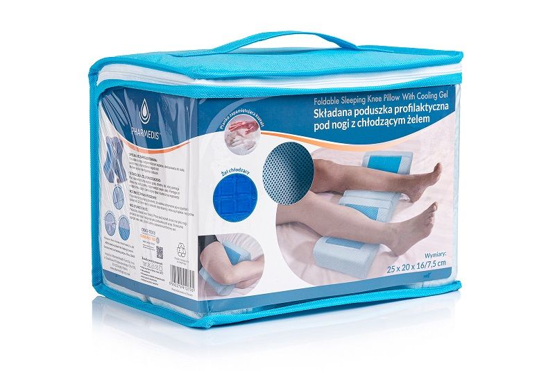 Faltbares prophylaktisches Beinkissen mit kühlendem Gel Pharmedis