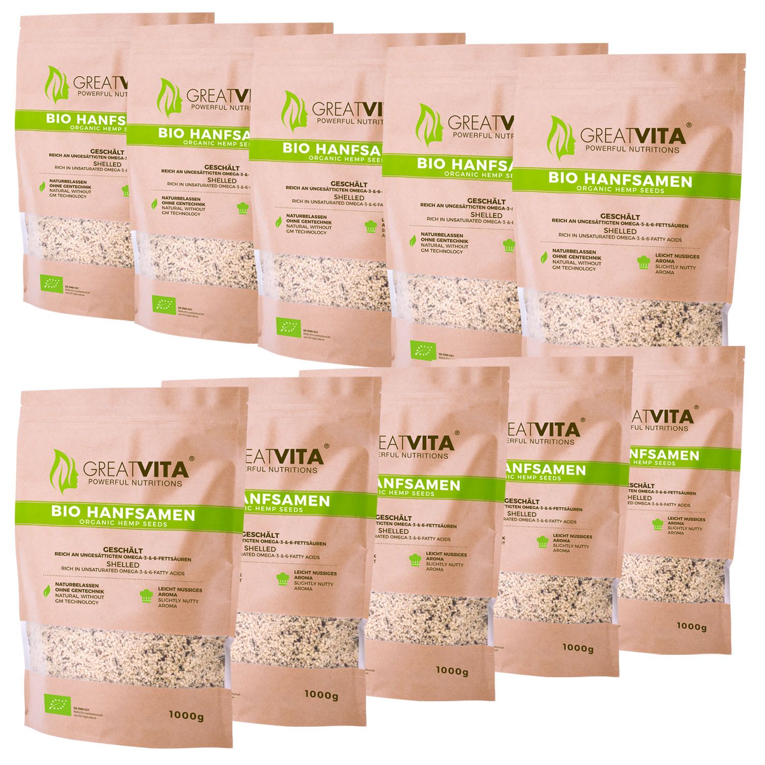 GreatVita Bio Hanfsamen 10 Kg - Shop Apotheke