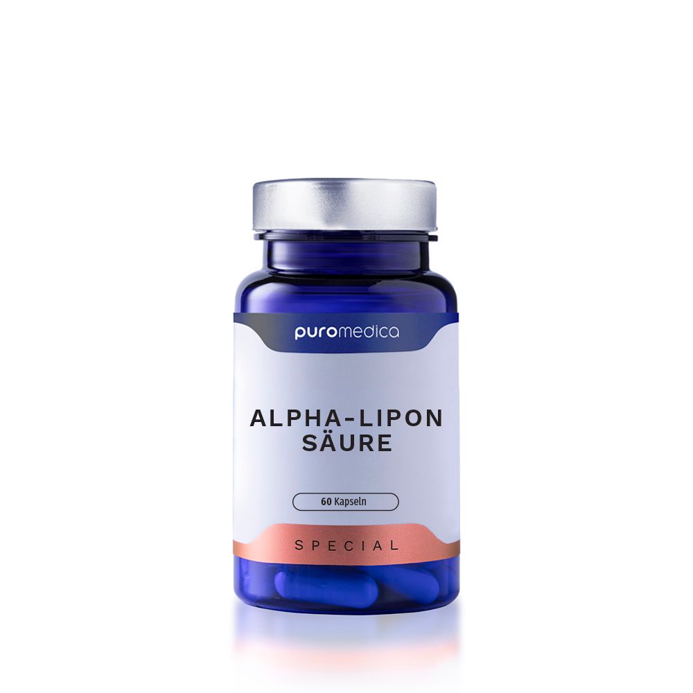 PuroMedica Alpha-Liponsäure Kapseln, 60 Stück.