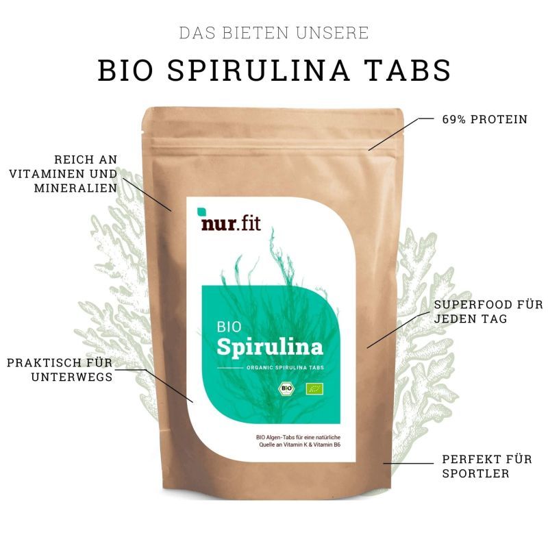 nur.fit BIO Spirulina Tabs