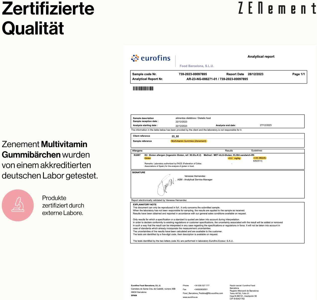 Zenement Multivitamin Gummibärchen für Kinder