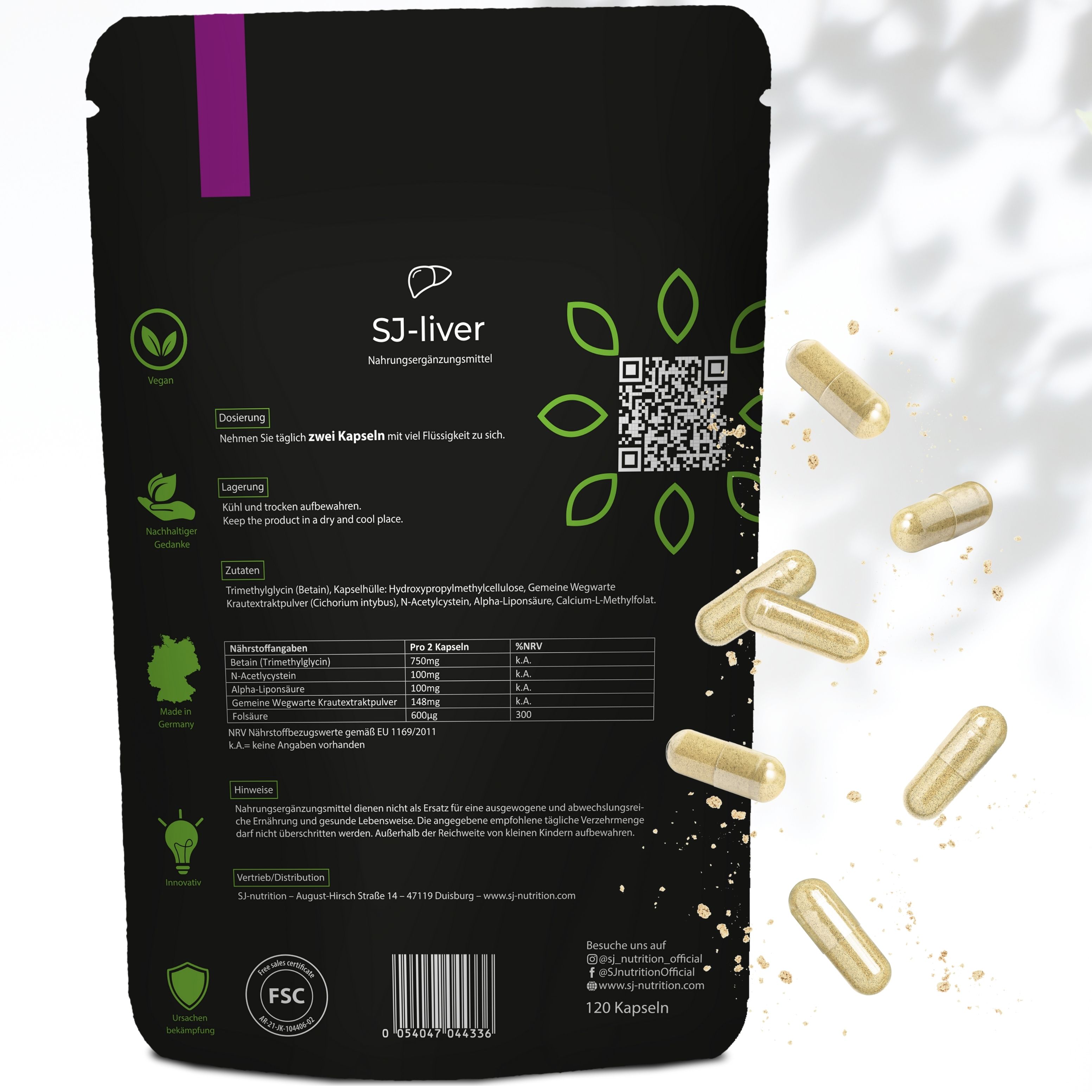 SJ-nutrition® SJ-liver - gesunde Leber