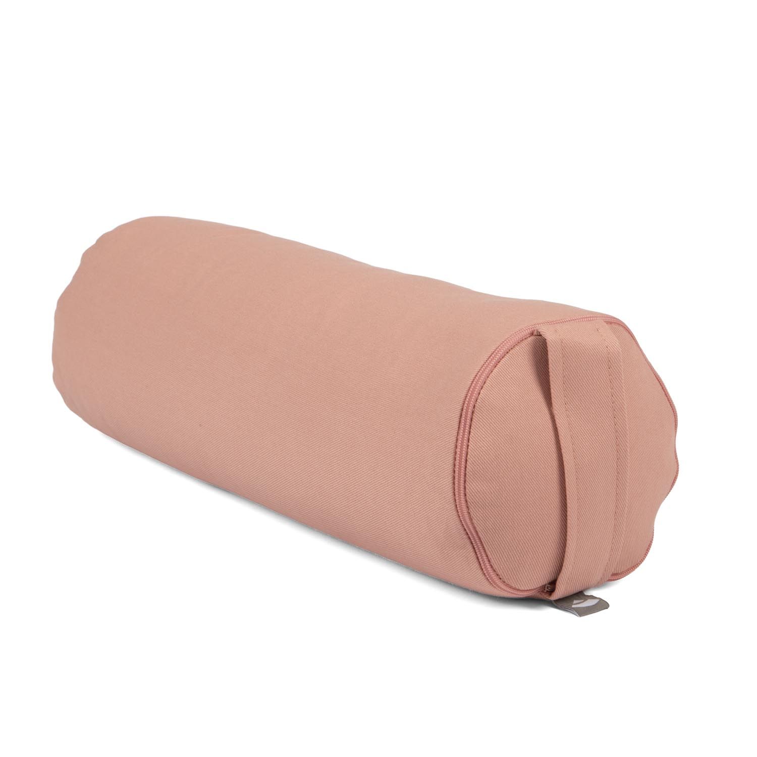 bodhi Yoga MINI BOLSTER ECO (Nackenrolle) Buchweizenschalen rosé