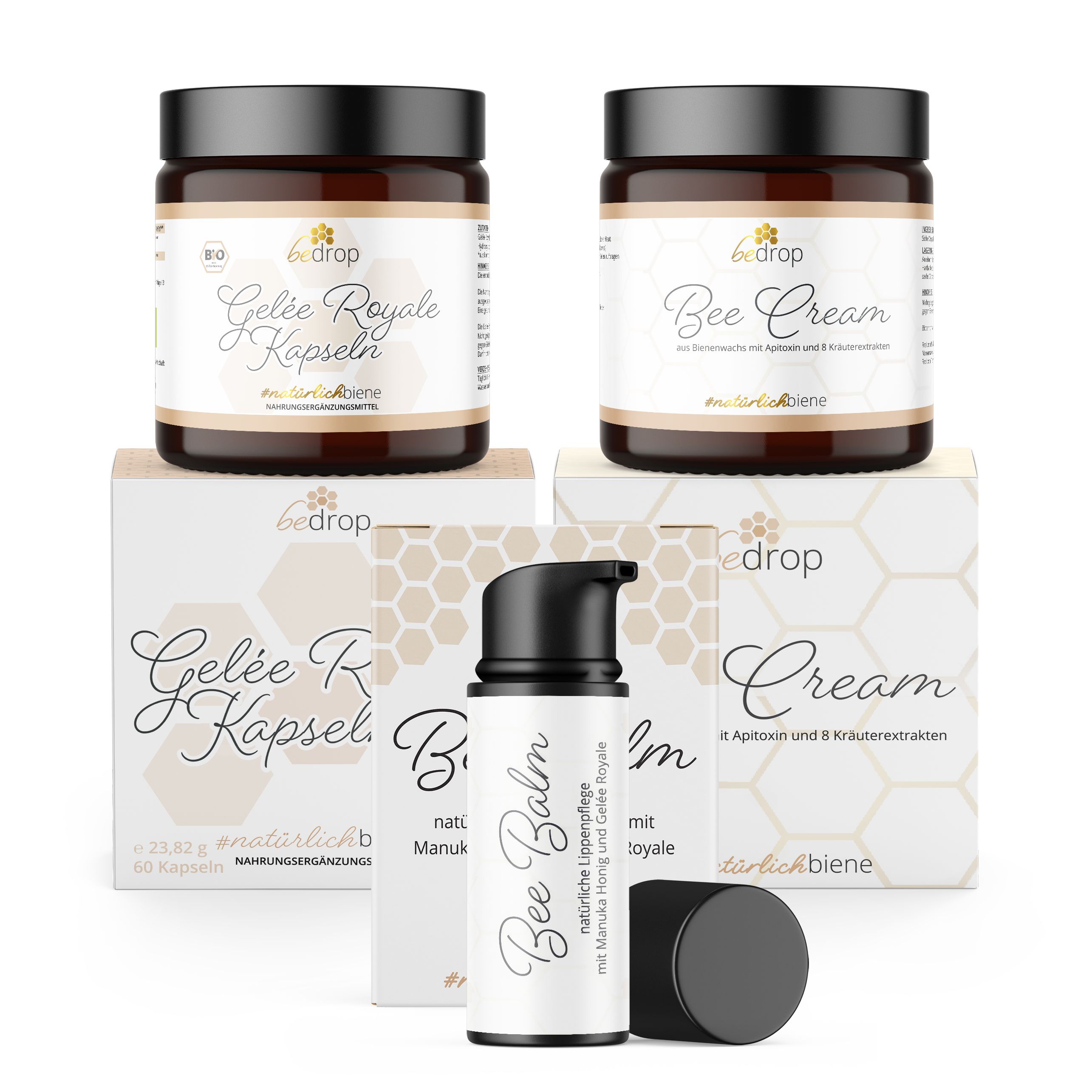 Anti-Aging-Set XL| Bee Cream (Bienengiftsalbe) + Gelée Royale + BeeBalm