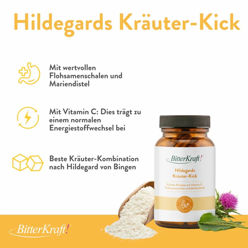 BitterKraft! Hildegards Kräuter Kick