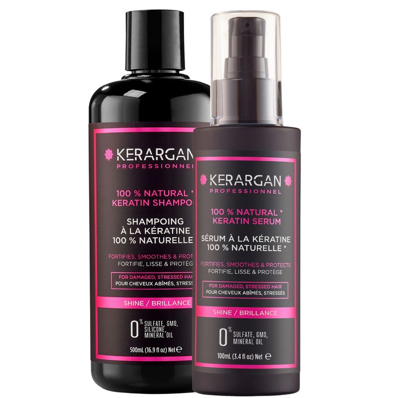 Kerargan - Duo Shampoo & Serum mit Keratin
