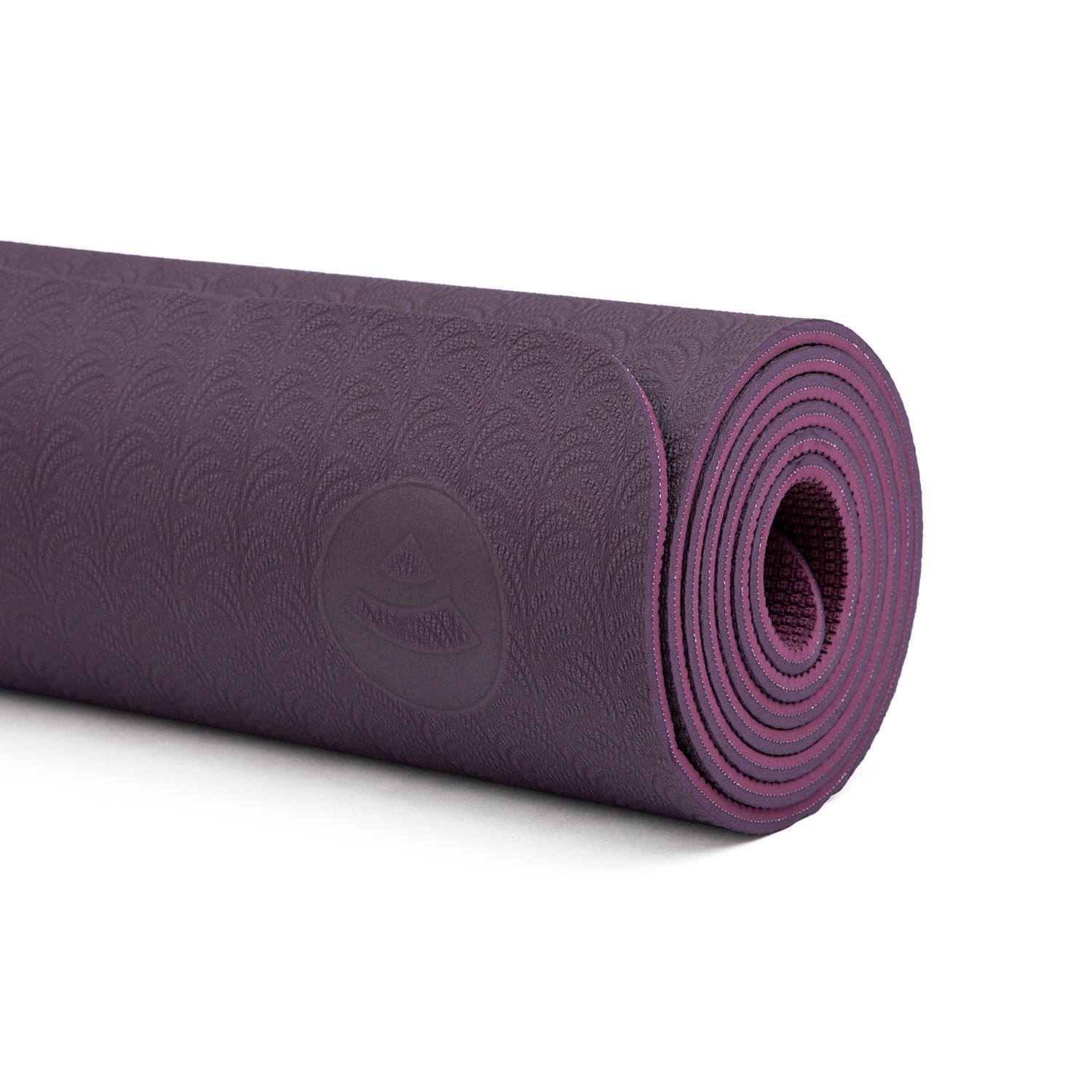 bodhi Yogamatte LOTUS PRO aubergine/hell aubergine