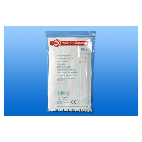 NOBA Wattestäbchen 10-11 mm Plastik 50 Stück