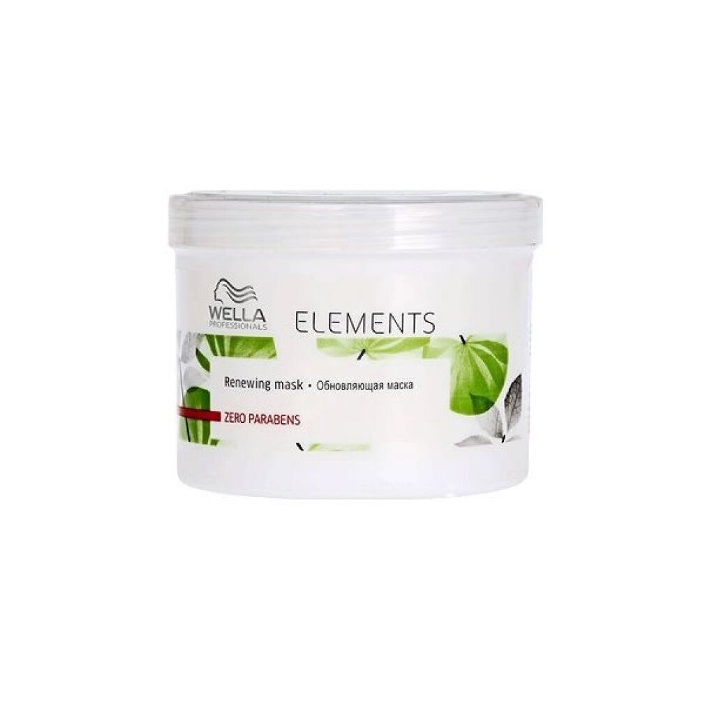 Wella Elements Renewing Maske, frei von Parabenen.