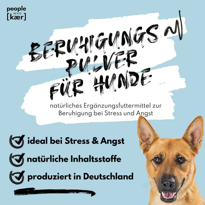 Sparset "Entspannte Reise" Beruhigungspulver + Morosche Karottensuppe für Hunde - People Who Kaer
