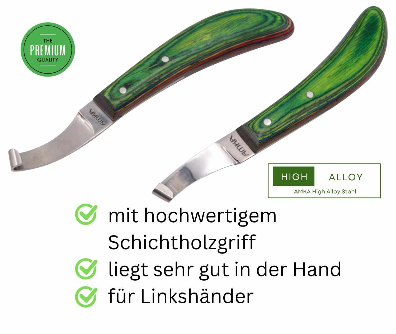 AMKA PRO HAS Hufmesser linksschneidend
