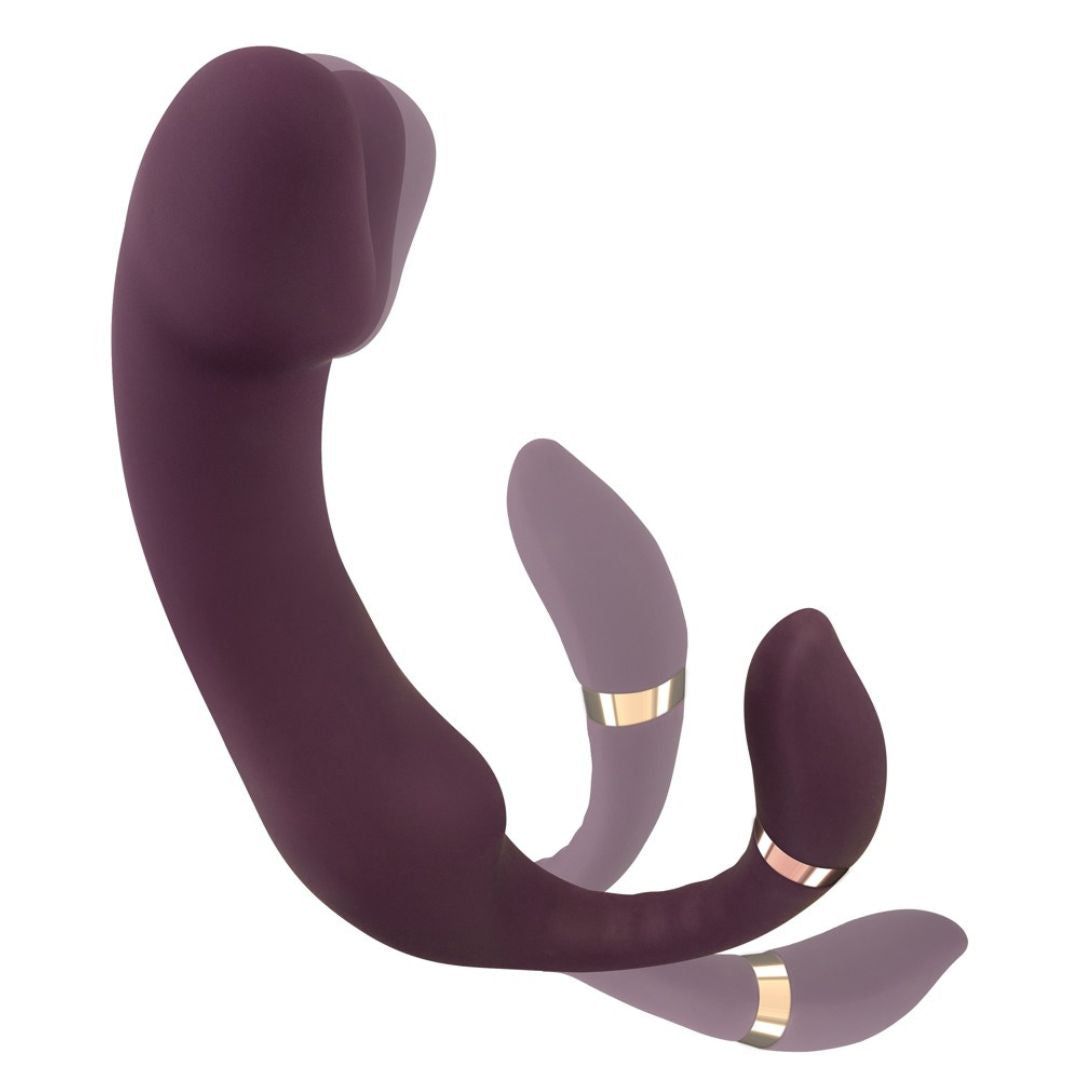 Rabbitvibrator „Nodding Tip with Clit Stimulation“ | Dual-Stimulation, 10 Vibrationsmodi | Javida