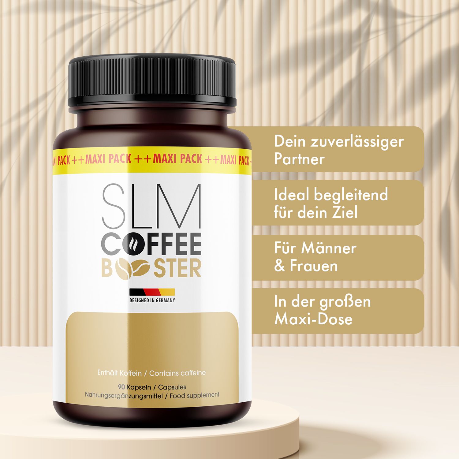 Premium Slm Coffee Booster Caps