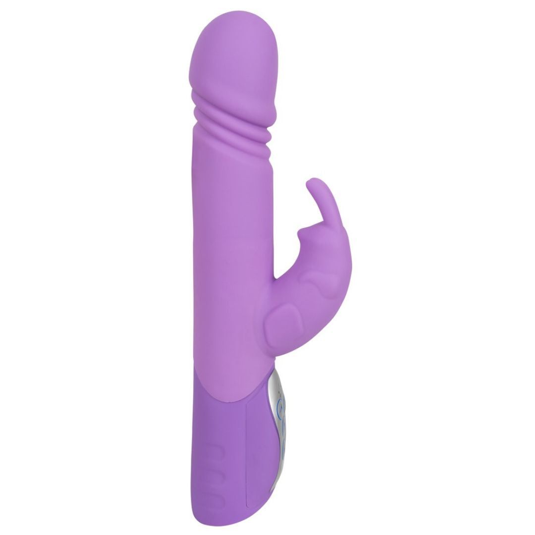 Rabbitvibrator mit Stoßfunktion „Push Vibrator“ | 10 Vibrationsmodi | Sweet Smile