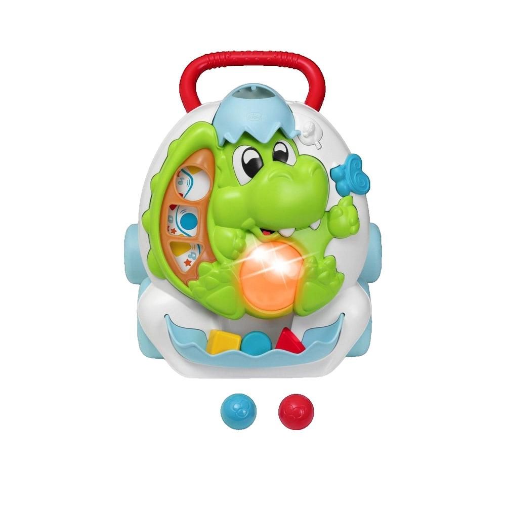 Chicco Pchacz Dino 2-in-1 Lauflernwagen mit Spielzentrum