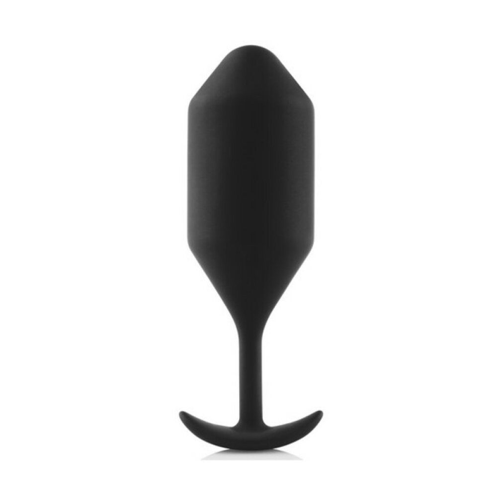 Schwarzer, kegelförmiger Plug mit Basis und Griff. Der Griff hat eine gebogene Form.
