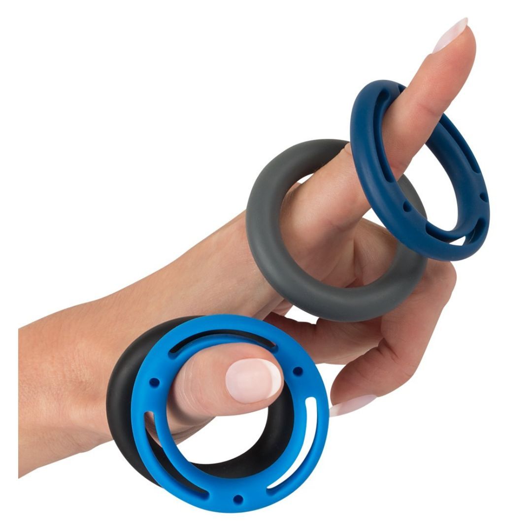 Penisring-Set aus Silikon, 2-teilig | Dehnbar, unterstützt Erektion | You2Toys
