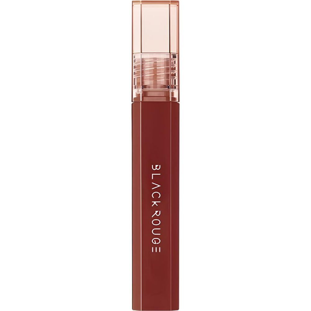Lippenstift in länglicher, brauner Verpackung. Deckel transparent. Schriftzug BLACK ROUGE.