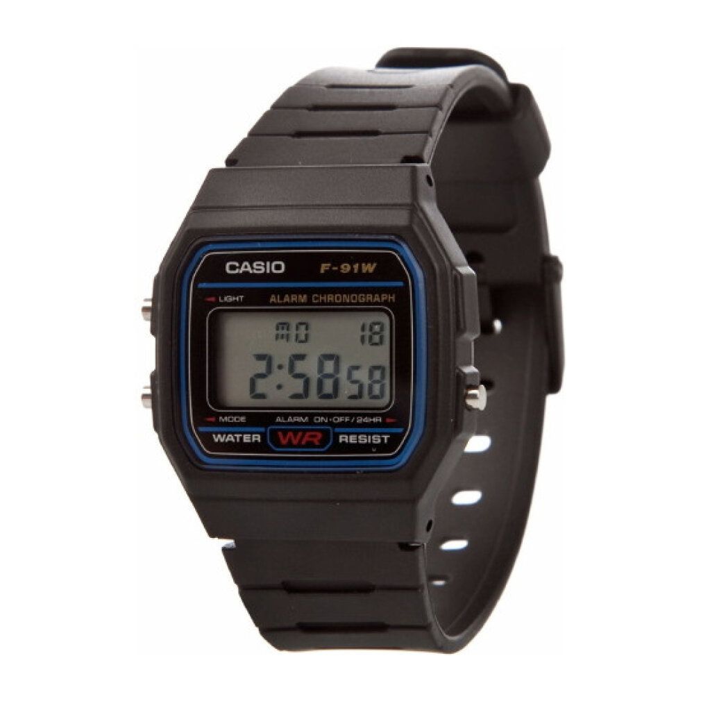 Casio Collection Unisex Digital Armbanduhr f-91W