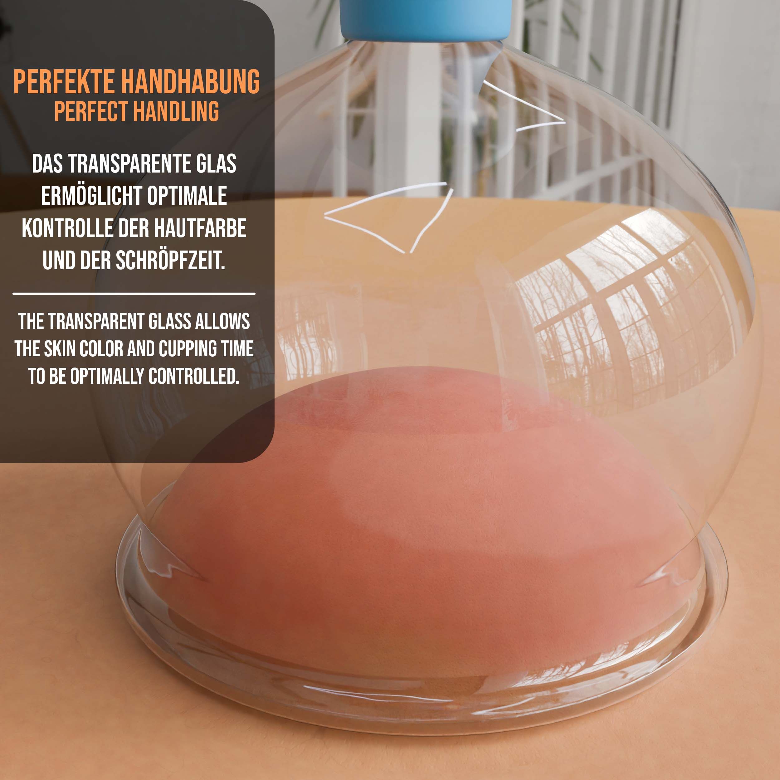 pulox Schröpfglas aus Echtglas