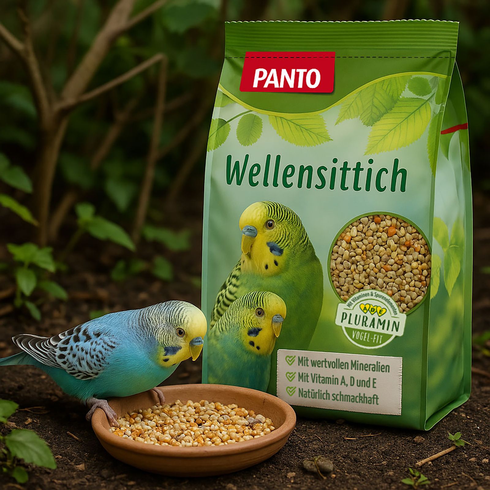 PANTO® Wellensittichfutter mit Pluramin®