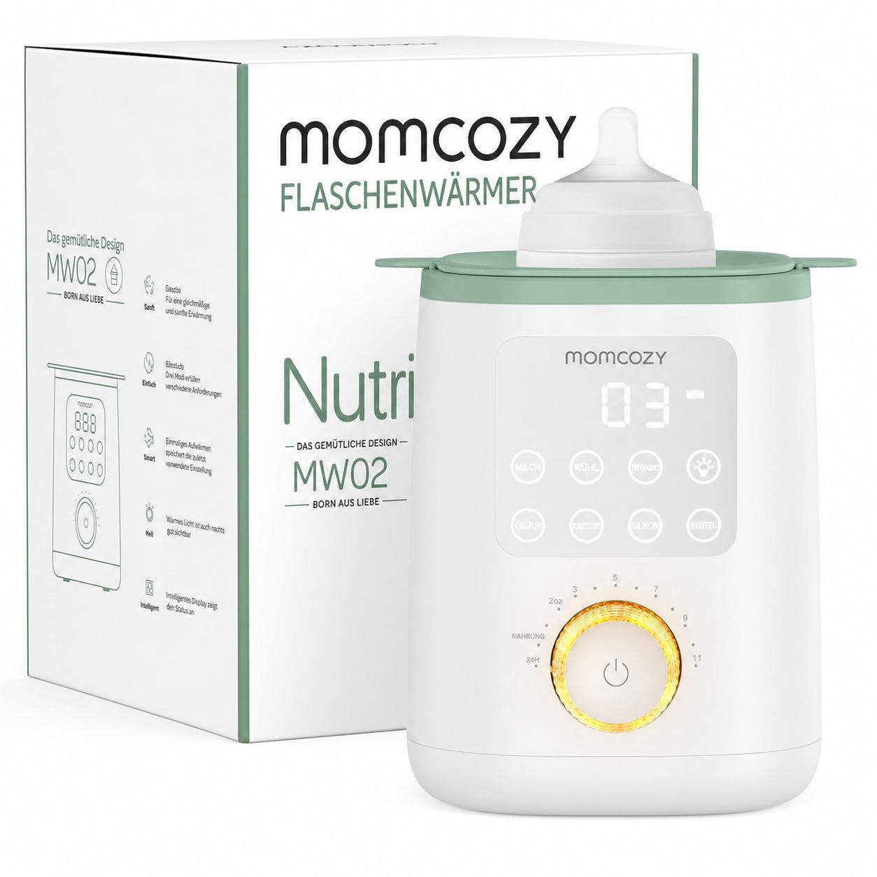 Momcozy  Nutri Flaschenwärmer Baby