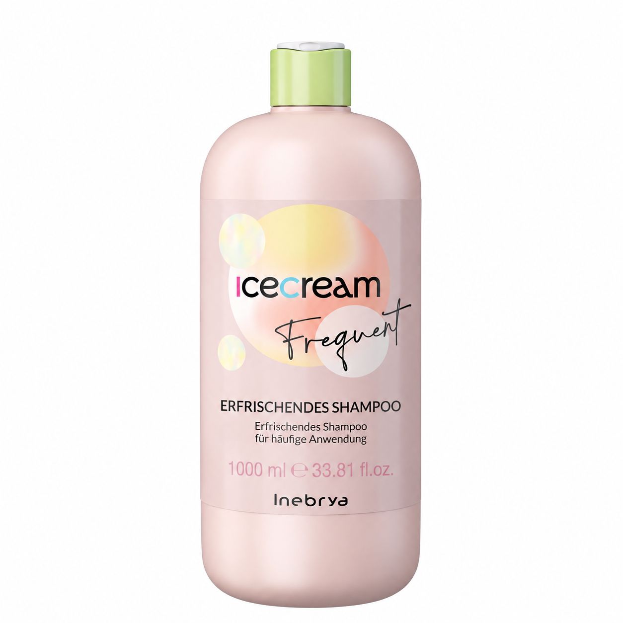 Türkise Flasche 'GYADA COSMETICS', Volumen Shampoo mit Aloe Vera.