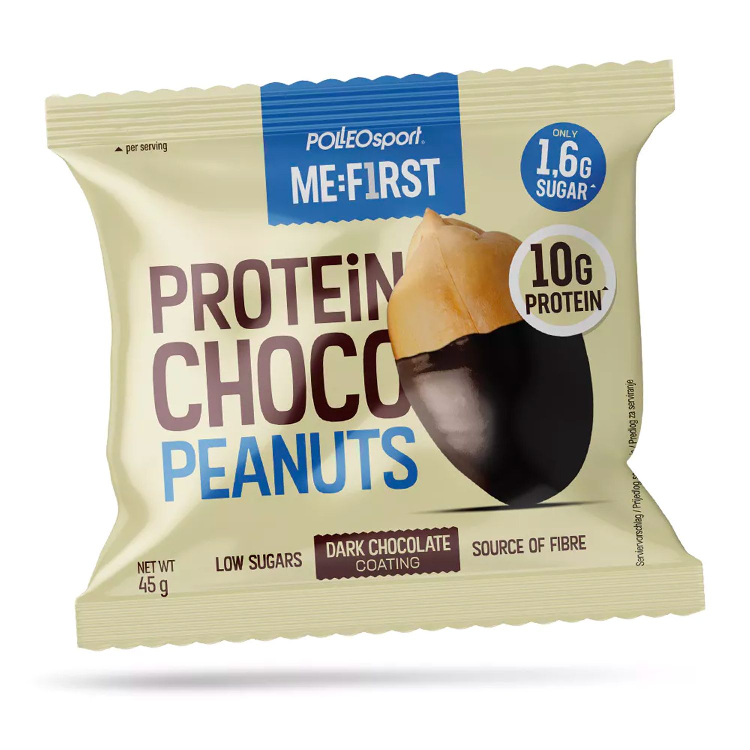 Polleo Me:First Protein Choco Peanuts, 45 g