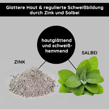 RAU Cosmetics Mineral Maske gegen Pickel und unreine Haut mit Rügener Heilkreide & Zink