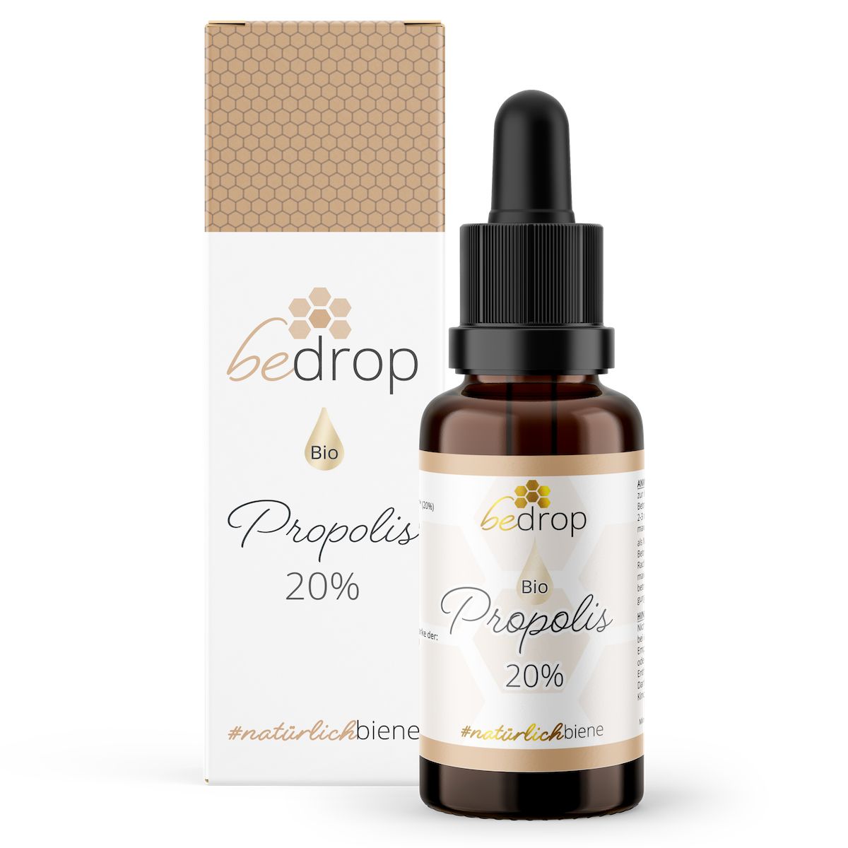 bedrop Bio  Propolis Extrakt Tinktur mit Pipette 20%