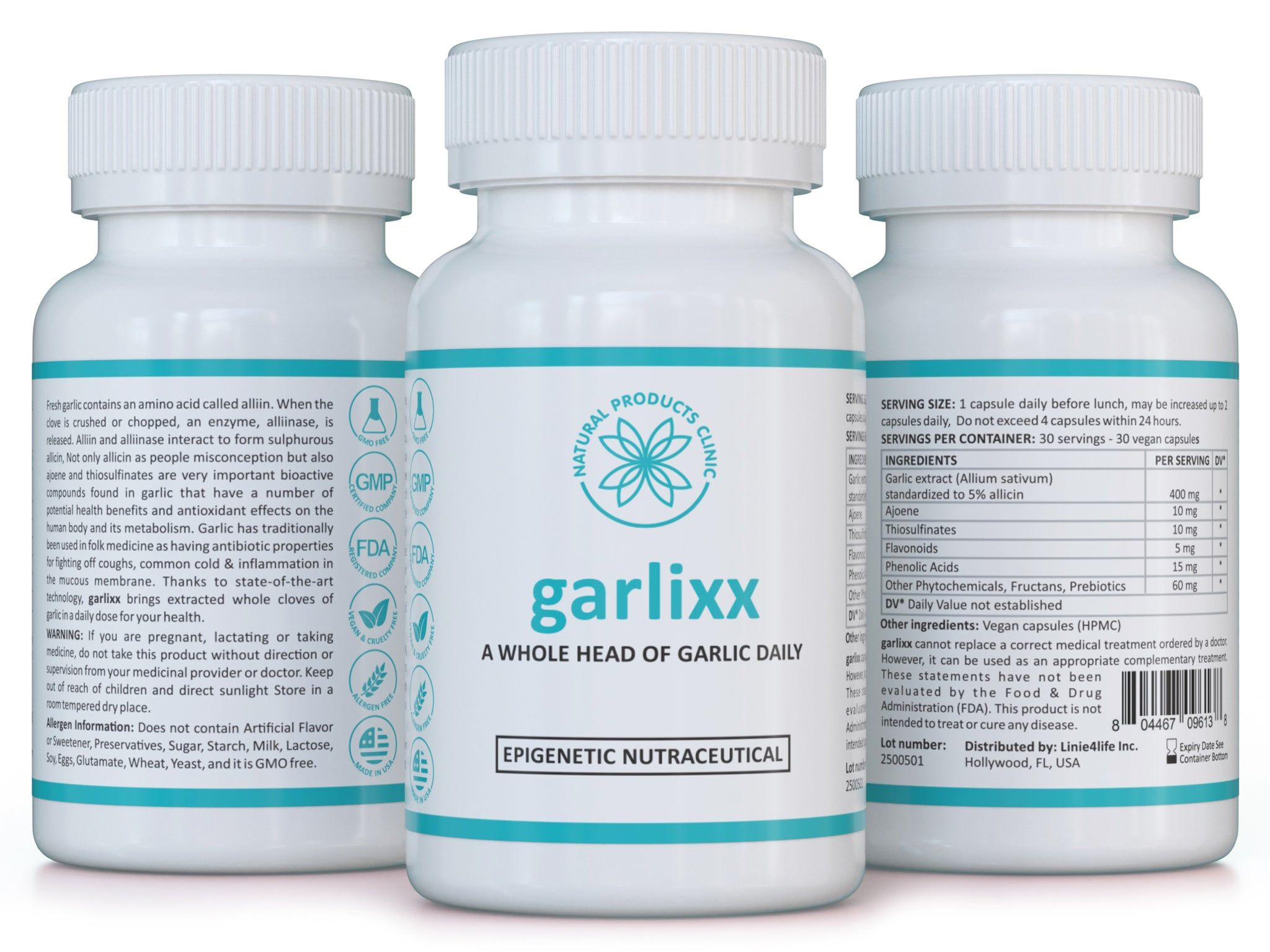 Natural Products Clinic Garlixx – Knoblauch-Komplex für Herz, Kreislauf und Immunsystem