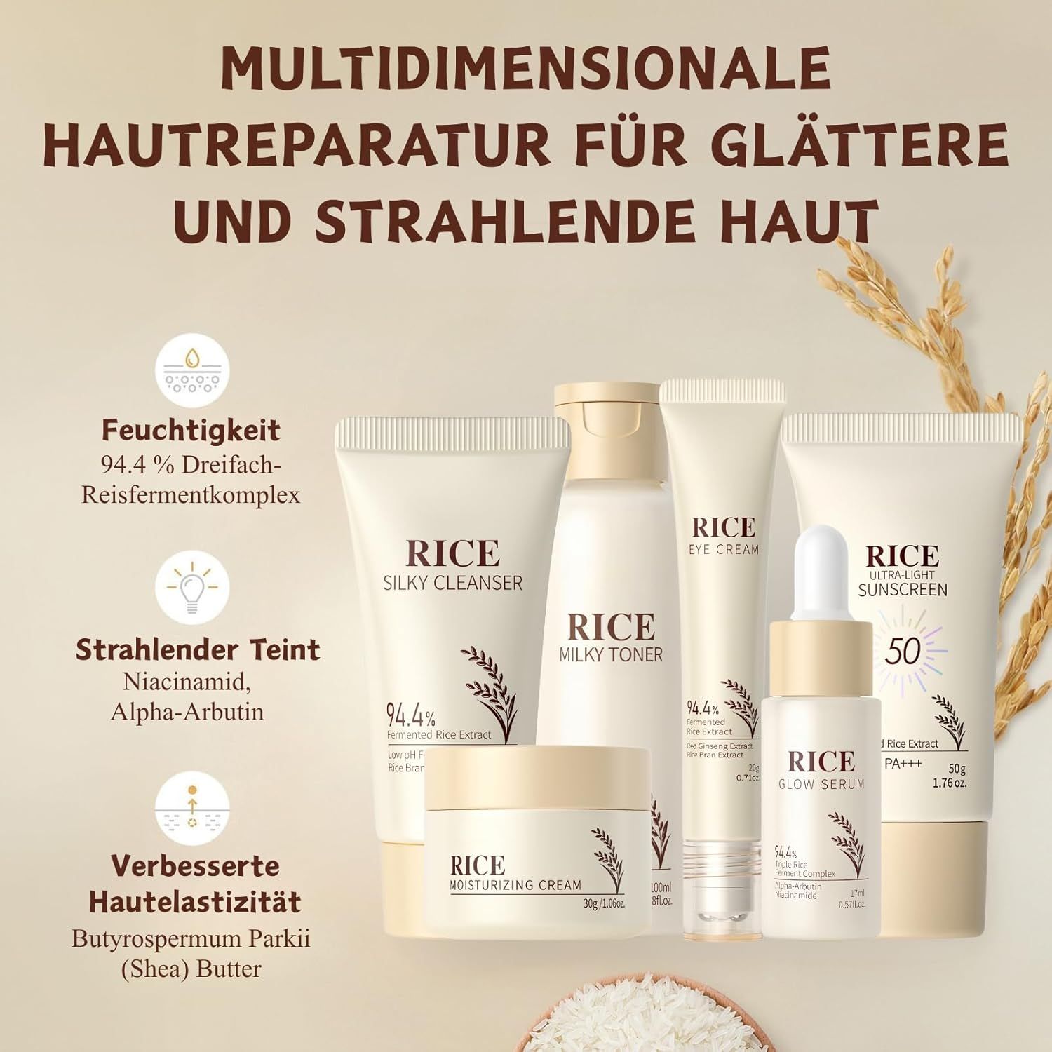 SUMMISHI Reis Korean Skincare Set
