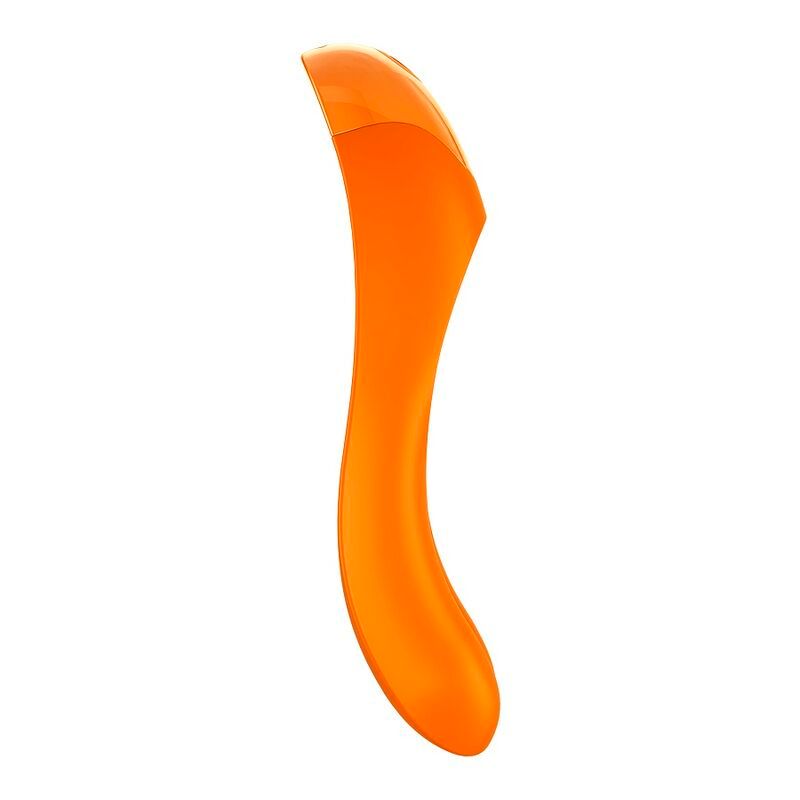 Orange Finger Vibrator, Seitenansicht