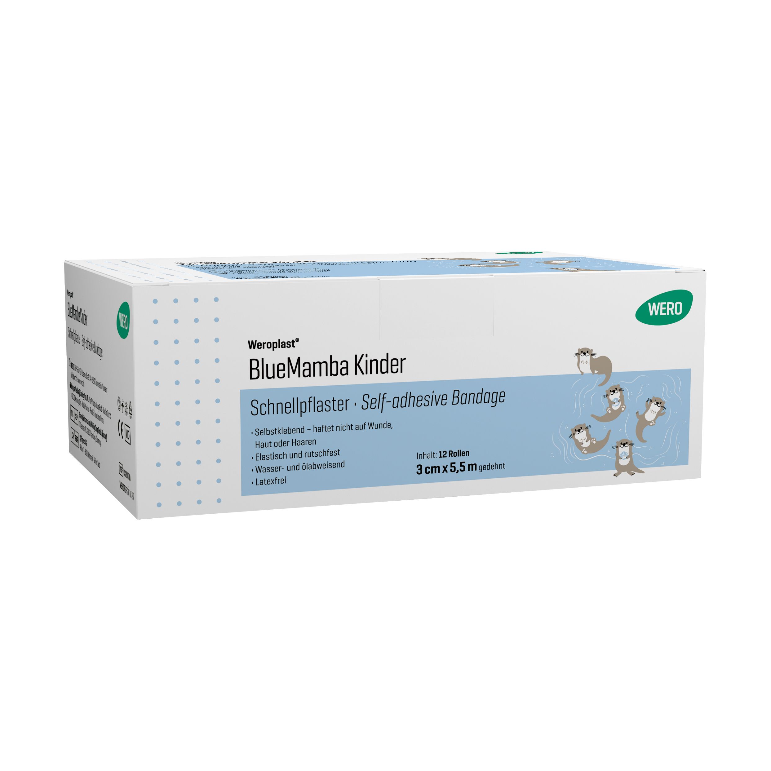 Weroplast BlueMamba Kinder Schnellpflaster