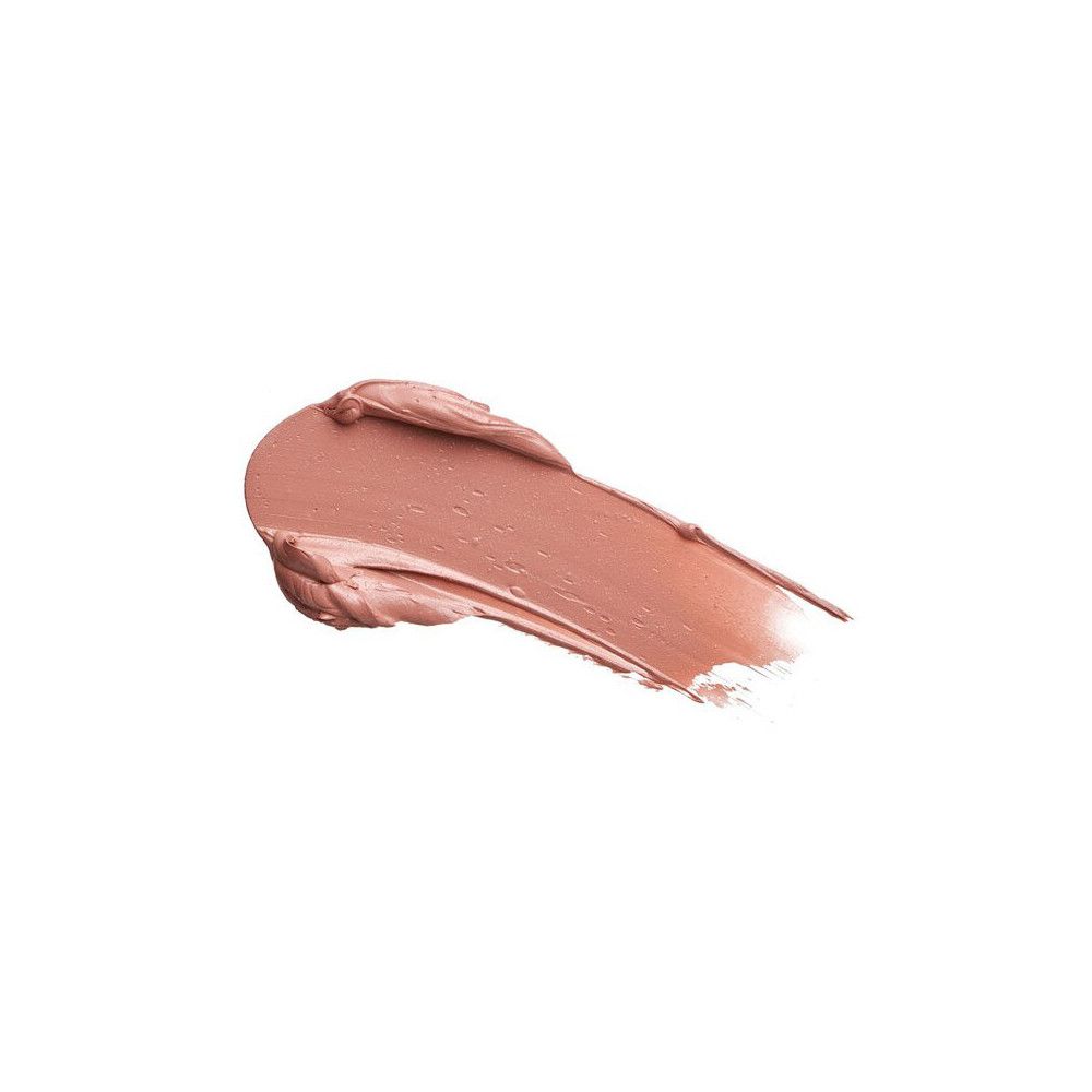 Farbmuster eines Lippenstifts. Farbton: Rosa-Braun.