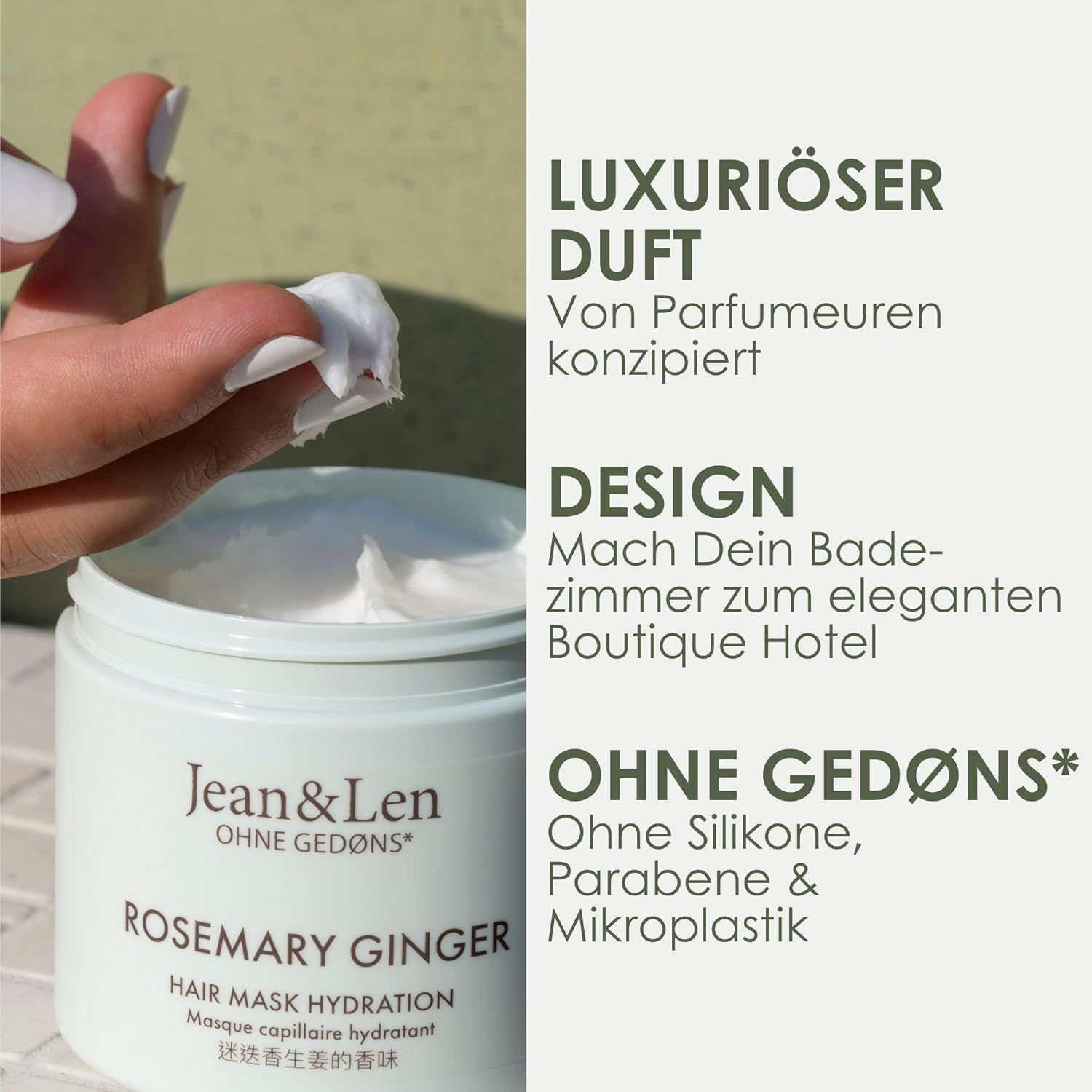 Jean & Len Hair Mask Rosemary und Ginger