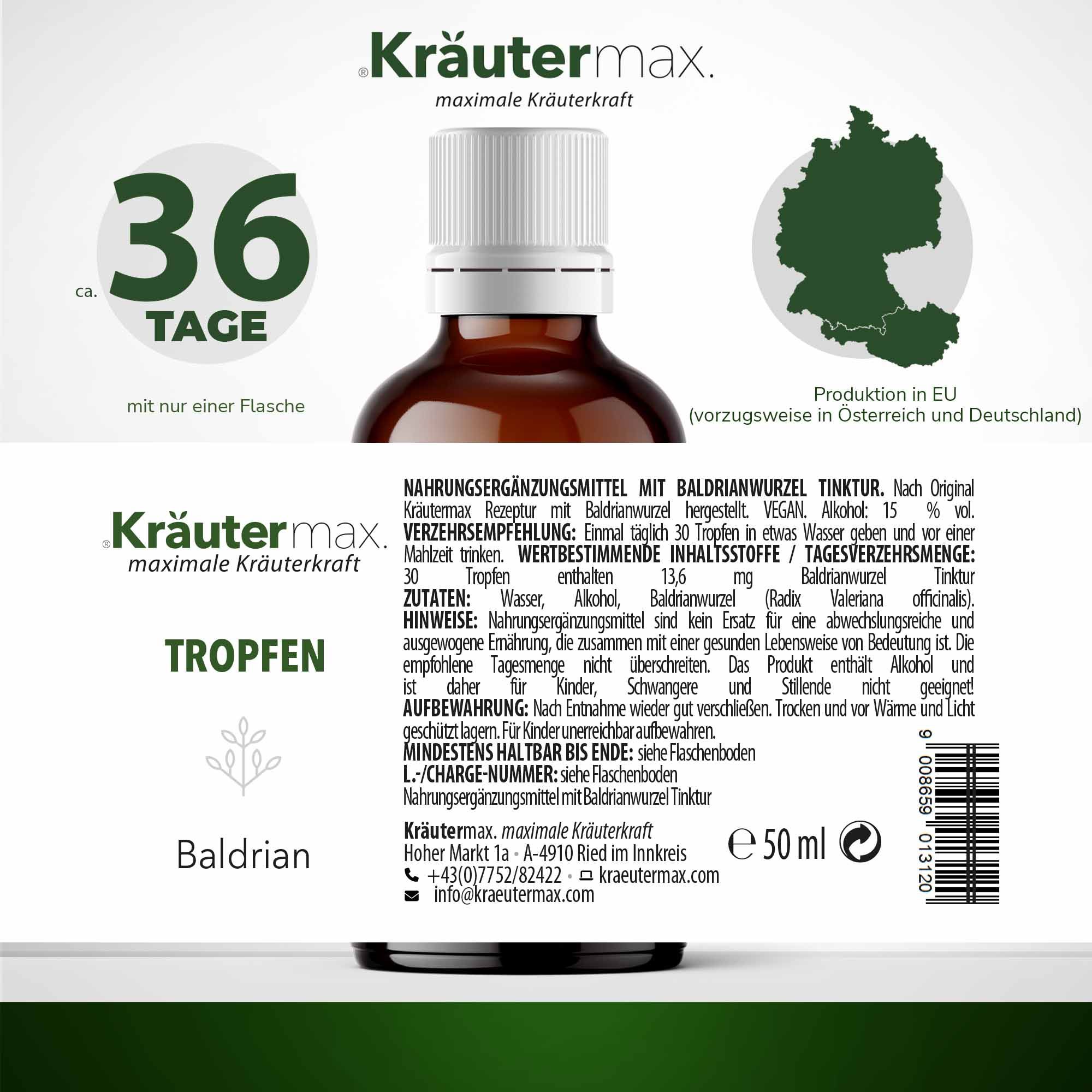 Kräutermax Baldrian Tropfen