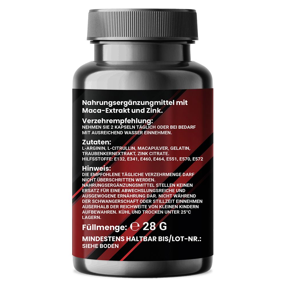 Saint Nutrition® | Anabilox Kapseln | Muskelaufbau mit Maca Extrakt