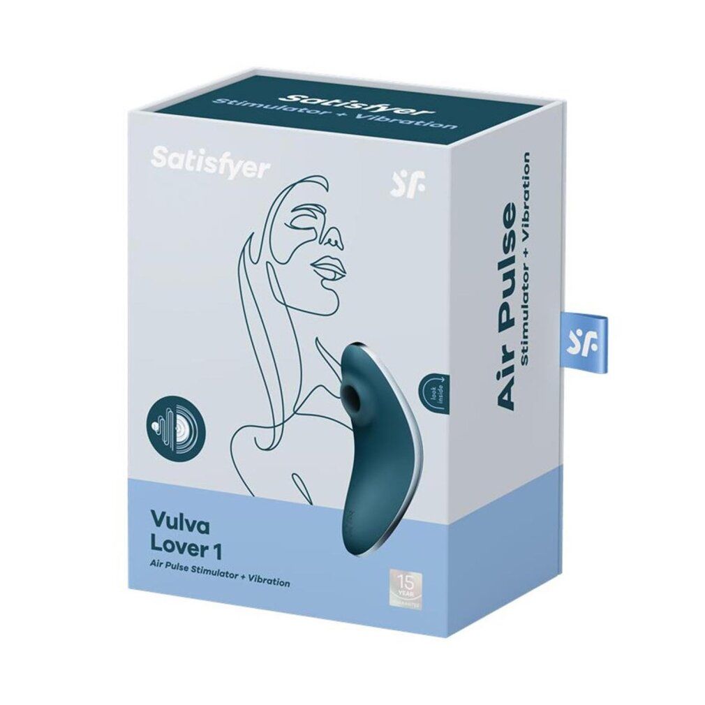 Klitoris Sauger und Vibration Vulva Lover 1 Blau